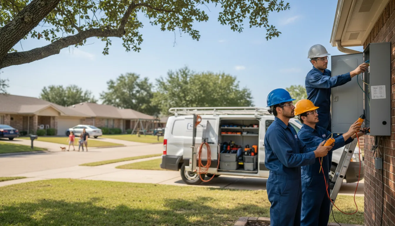 Certified electrician providing emergency electrical services in Peoria Heights, IL